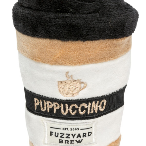fuzzyard juguete para perros plush toy puppuccino coffee 2 lilo y rumba