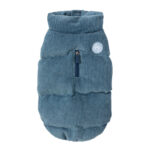 FuzzYard chaqueta pana para perros modelo Mosman Puffer azul